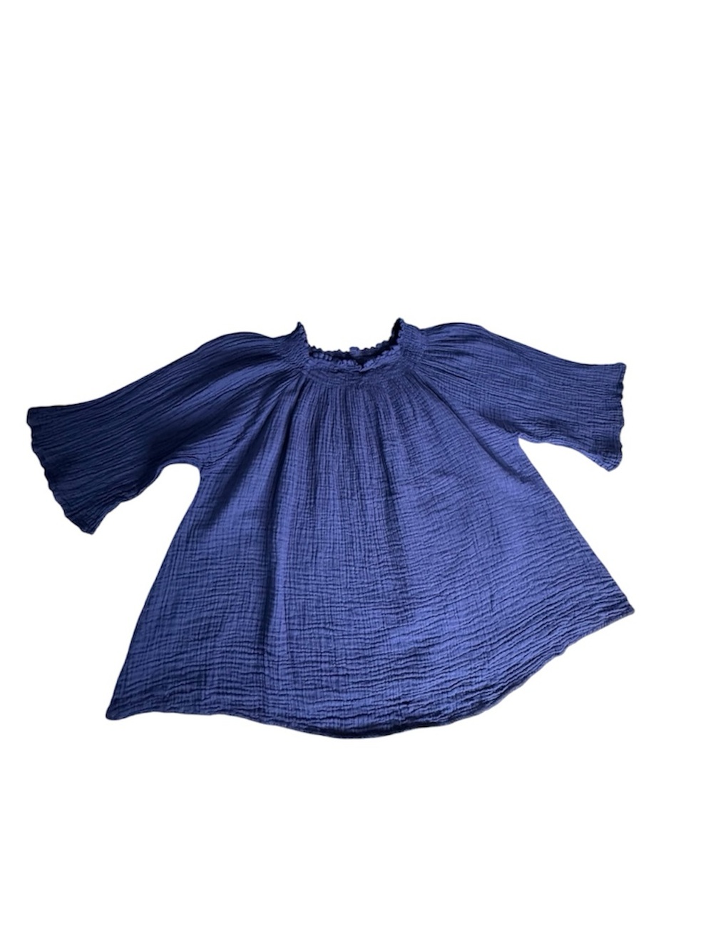 Thaluta Gauze Top Blouse Blue NWT ( New With Tag )
